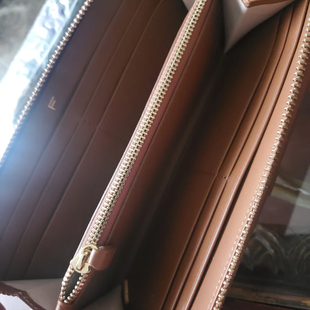 Frame Denim Tan Leather Men's Wallet